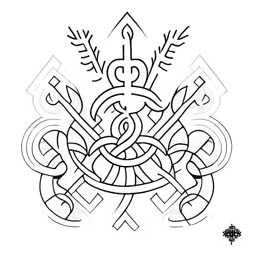 grave markers  tattoo design idea