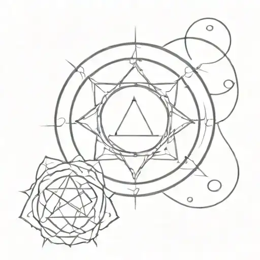 body chakra symbols tattoo design idea