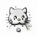 hello kitty tattoo design idea