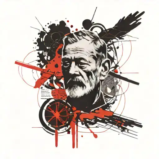 Freud, Lacan, Jung combined tattoo design idea