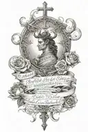 psalm 23 scripture verse tattoo design idea