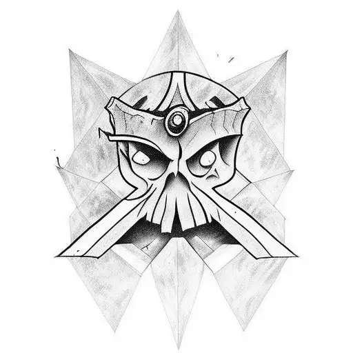 evil dead tattoo design idea