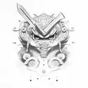 asura zoro  tattoo design idea