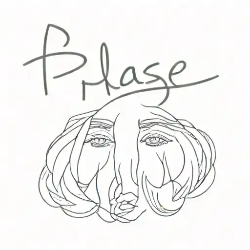 please by sabrina carpenter  tattoo design idea