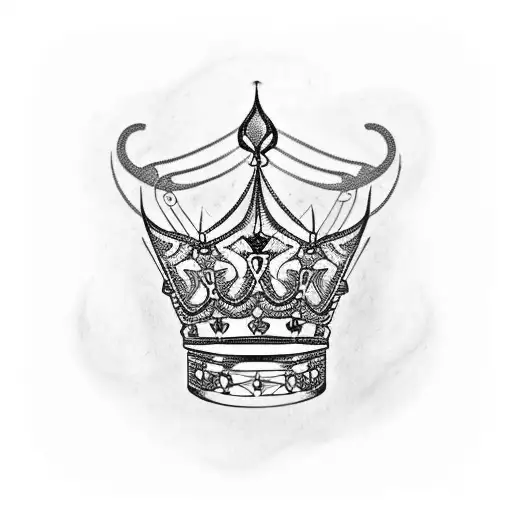 Queen's Crown tattoo design idea