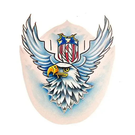 Eagle Wings tattoo design idea