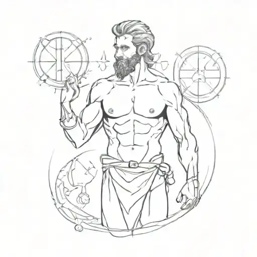 male libra, daughter virgo, daughter aquarius tattoo design idea