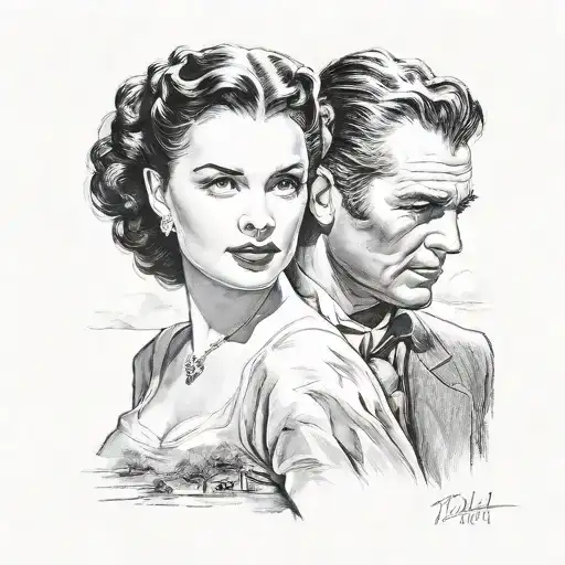 gone with the wind tattoo design idea