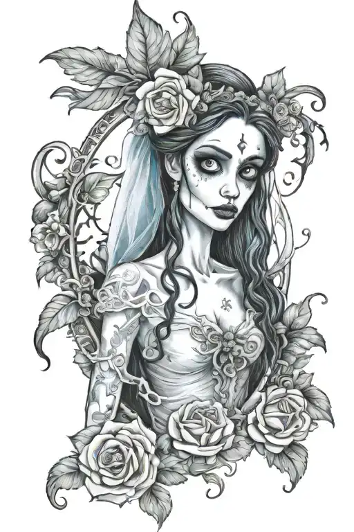 Emily Corpse Bride "As you wish" tattoo tattoo design idea