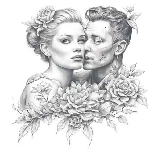 "ultra realistic" notes floating tattoo design idea