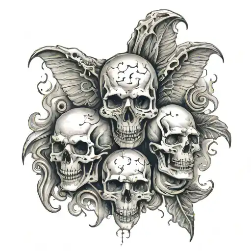 "ultra relistic" deadly sins tattoo design idea