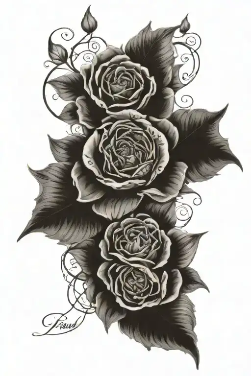 poem written in elegant tattoo design idea