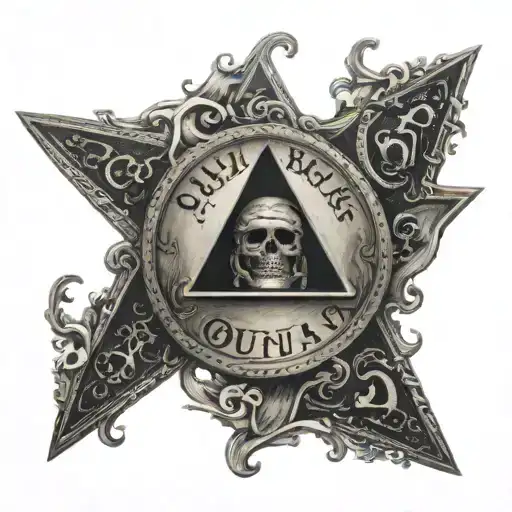 Ouija board tattoo design idea