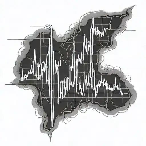 ekg line tattoo tattoo design idea