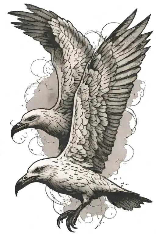 sneak seagull istanbul tattoo design idea