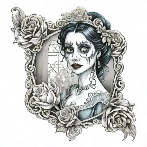 Emily Corpse Bride tattoo design idea