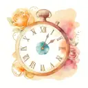 time travel tattoo design idea