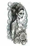 Emily Corpse Bride tattoo design idea
