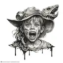 3 evild bad kids tattoo design idea