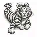 Winnie the Pooh Tigger  tattoo design idea