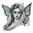 Emily Corpse Bride tattoo design idea