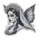Emily Corpse Bride tattoo design idea