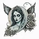 Emily Corpse Bride tattoo design idea