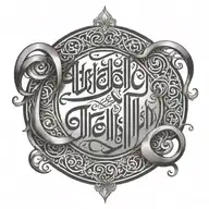Arabic Calligraphy tattoo design idea