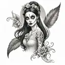 Emily Corpse Bride tattoo design idea