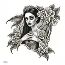 Emily Corpse Bride tattoo design idea