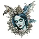Corpse Bride tattoo design idea