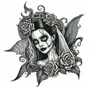 Emily Corpse Bride tattoo design idea