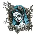 Emily Corpse Bride tattoo design idea