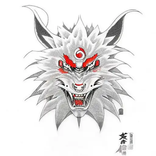 Japanese Shisui Uchiha In Susanno Mode Tattoo Idea - BlackInk AI