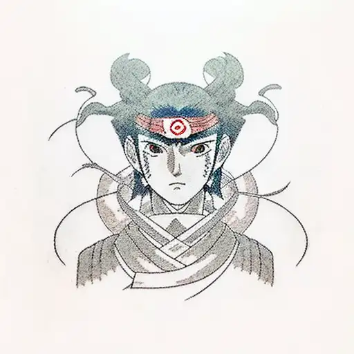 Japanese Shisui Uchiha From The Manga naruto Tattoo Idea - BlackInk  AI