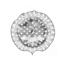 American flag with 1775 tattoo design idea