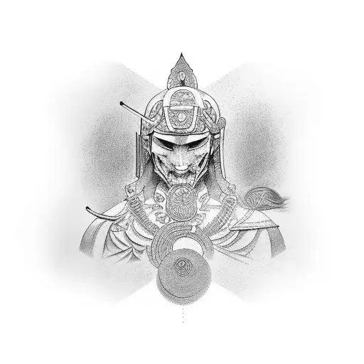Hachiman torii tattoo design idea