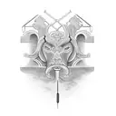 torii gate tattoo design idea