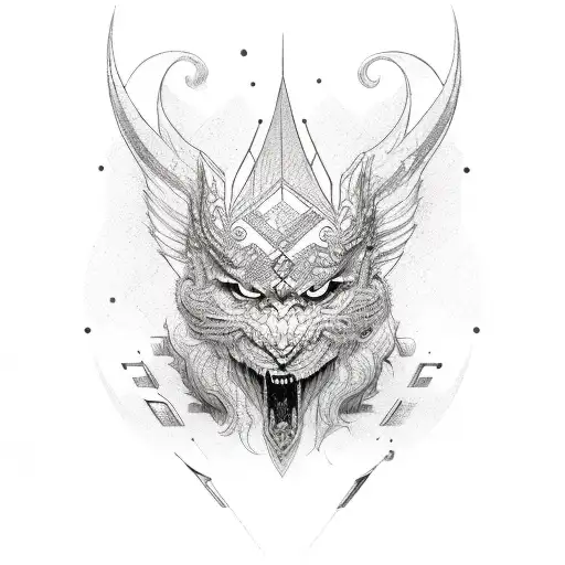 Nordic, Past , Present, symbol tattoo design idea