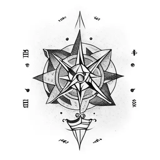 full sleeve, roses, compass, shade, abstract, clouds  tattoo design idea