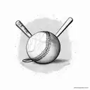 baseball laces tattoo design idea