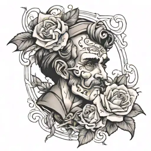 It is not that Hafez should be randy because of his previous history until the last day tattoo design idea
