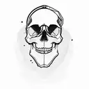 Skull with beard wearing Royal Australian Navy Cap tattoo design idea