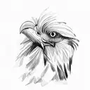 Feathered raven gazing at the universe tattoo design idea