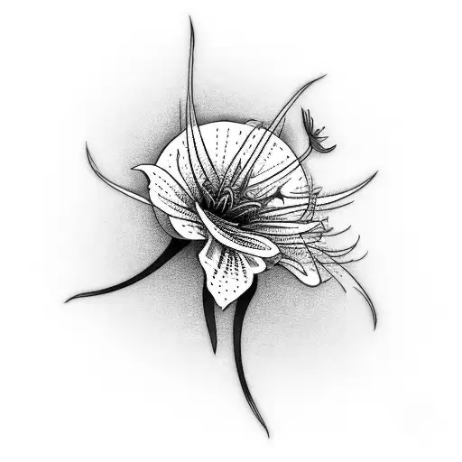 spider lily tattoo  tattoo design idea