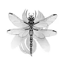 Dragonfly tattoo design idea