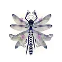 Dragonfly tattoo design idea