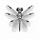 Dragonfly tattoo design idea