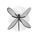 Dragonfly tattoo design idea