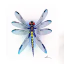 Dragonfly tattoo design idea